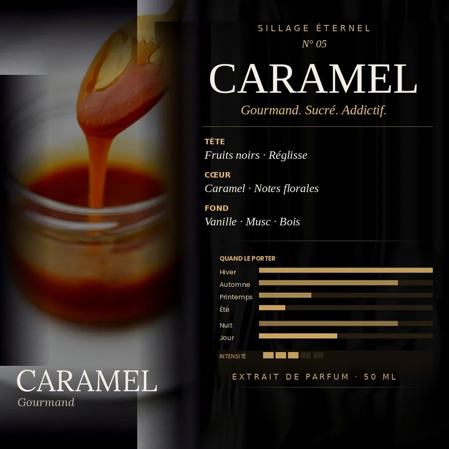N°5 Caramel, extrait de parfum gourmand
